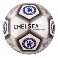 Chelsea F.c. Football Signature Silver (sv) Size 5