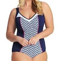 chevron moulded cups swimsuit