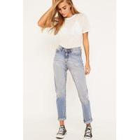 cheap monday donna mid blue straight leg jeans blue