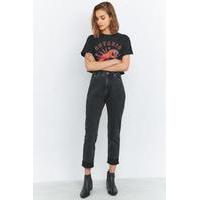 cheap monday donna case grey straight leg jeans grey