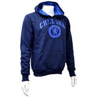 Chelsea Men\'s Crest Hoody - Navy, Small