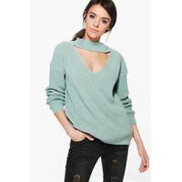 Choker Jumper - sage