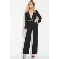 Chiffon V-Neck Jumpsuit