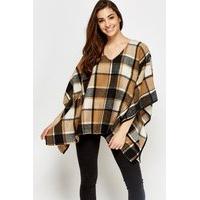 check grid poncho