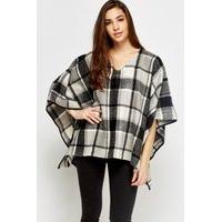 check grid poncho