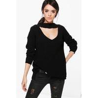 Choker Jumper - black