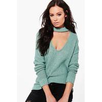 Choker Jumper - sage