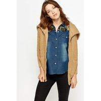 Chunky Knit Zip Up Cardigan