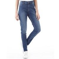 Cheap Monday Womens High Spray Skinny Jeans Mid Blue