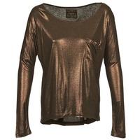 chipie ninon womens long sleeve t shirt in brown