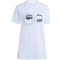 Chiara Ferragni T-shirt Flirting white Daisy women\'s Shirts and Tops in white