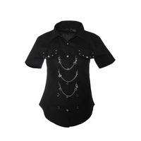 Chained Gothic Shirt - Size: L