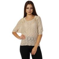 Chain Embellished Shoulders Knitted Top