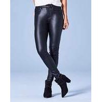 Chloe Stretch Coated Skinny Jeans Reg