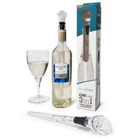 Chillcore 3 in 1 Wine Cooler, Pourer & Stopper (Case of 6)