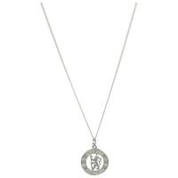 Chelsea Cut Out Crest Pendant and Chain - Sterling Silver