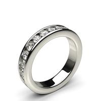 Channel Setting Full Eternity Diamond Ring