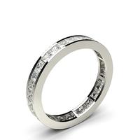 Channel Setting Full Eternity Diamond Ring