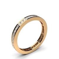 Channel Setting Full Eternity Diamond Ring