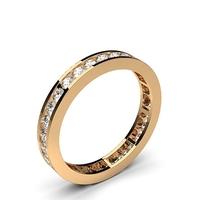 Channel Setting Full Eternity Diamond Ring