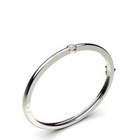 Channel Setting Round Diamond Bangle