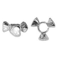 chrysalis 925 sterling silver elegance heart spinner spacer