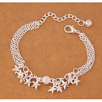 Charm Bracelet Alloy Star Fashion Women\'s Jewelry 1pc