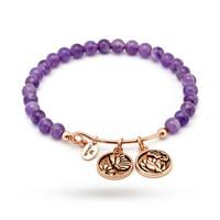 Chrysalis Transformation Amethyst Bangle