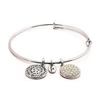 Chrysalis Glass Pearl June Bangle