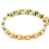 Chrysalis Wrap Eclipse Emerald Bangle