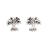 Chrysalis Charmed Money Tree Earrings in Silver