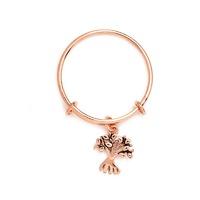 chrysalis charmed money tree expandable ring in rose gold