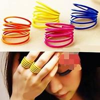 Characteristics of Personality Spiral Fluorescent Color Ring