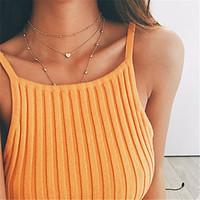 Choker Necklaces Pendant Necklaces Chain Necklaces Jewelry Euramerican Fashion Personalized Copper Heart Necklaces ForParty Special