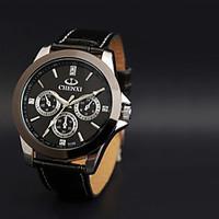 CHENXIMen\'s Classic Business Style Leather Strap Quartz Watch Cool Watch Unique Watch Fashion Watch