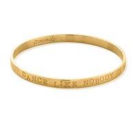 Chlobo Sun Dance Gold Plate Inscribed Bangle