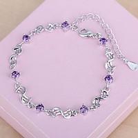 Chain Bracelet Sterling Silver Others Fashion Gift Jewelry Gift Silver1pc