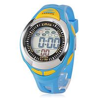 Children\'s Multi-Function LCD Digital Dial Rubber Band Wrist Watch (Assorted Colors) Cool Watches Unique Watches