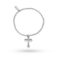 ChloBo Mini Disc Embossed Cross Bracelets SBMD517