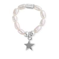 ChloBo Pearl Star Rings - Ring Size Medium