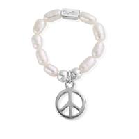 ChloBo Pearl Peace Rings - Ring Size Medium