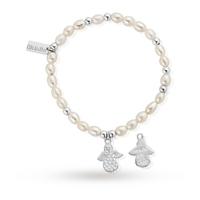 ChloBo Pearl Man Angel Mini Bracelets