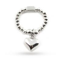 ChloBo Mini Puffed Heart Rings - Medium