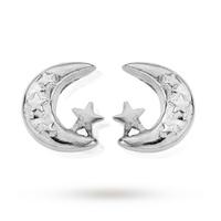 ChloBo Stud Moon & Stars Earrings