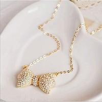 Choker Necklaces Alloy / Rhinestone / Gold Plated Wedding / Party / Daily / Casual / Sports Jewelry