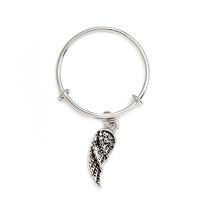 Chrysalis Charmed Guardian Angel Expandable Ring in Silver