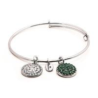 chrysalis emerald crystal may bangle