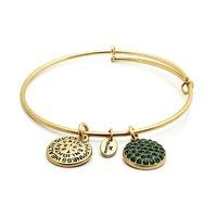 chrysalis emerald crystal may bangle