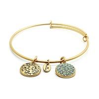 Chrysalis Aquamarine Crystal March Bangle