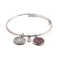 chrysalis amethyst crystal february bangle